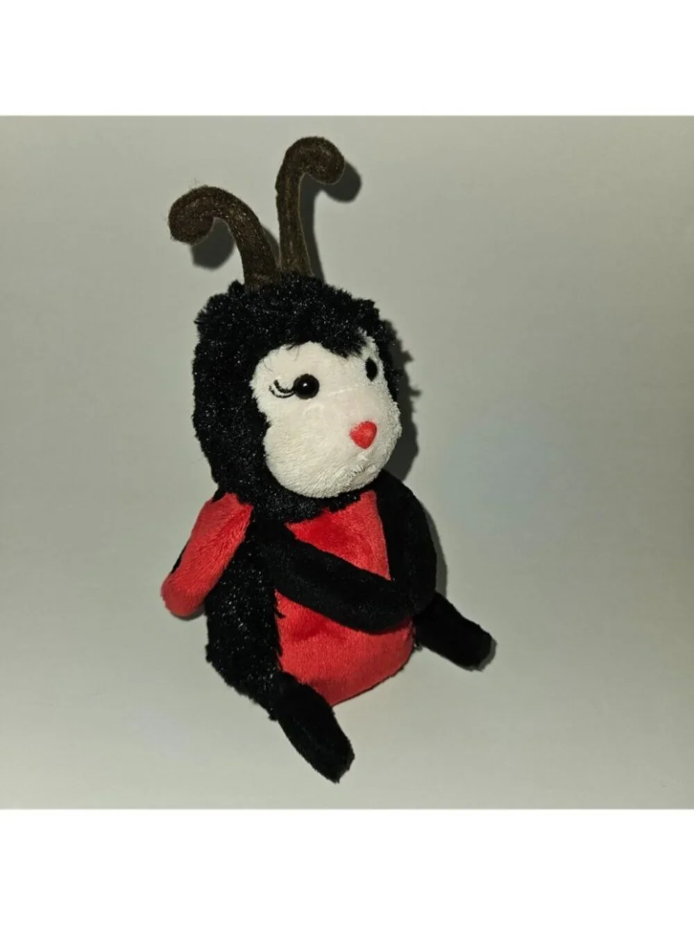 Douglas Cuddle Toys Black Red Ladybug Plush 8